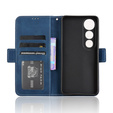 Футляр з клапаном для Vivo V50 Lite 4G / 5G, Card Slot, темно-синій