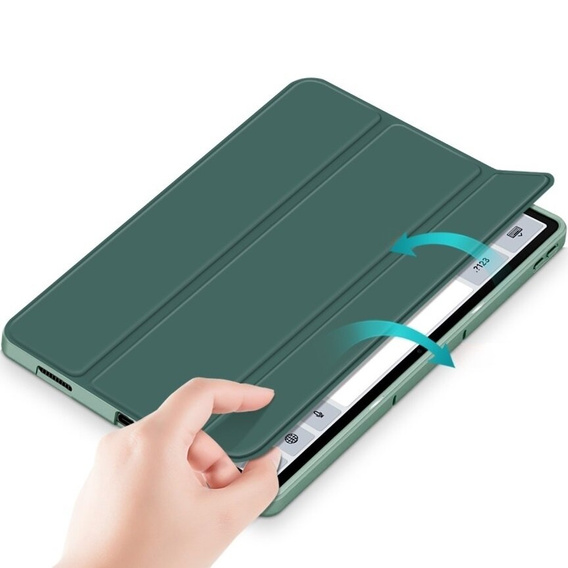 Чехол для Lenovo Tab P12, Smartcase с местом для стилуса, зелёный