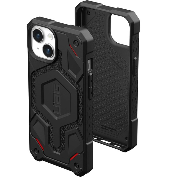 Чoхол Urban Armor Gear до iPhone 15 Plus, Monarch Pro Kevlar MagSafe, чорний
