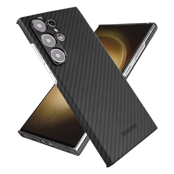 Чохол для Samsung Galaxy S24 Ultra, ERBORD Full Kevlar, для MagSafe, чорний