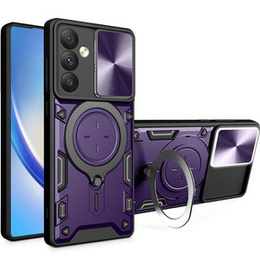 Бронированный чехол для Samsung Galaxy A54 5G, CamShield Slide, фиолетовый