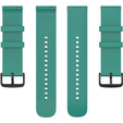 Силиконовый ремешок 20mm, Pine Green/Black Buckle