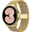 Металический браслет с чехлом для часов Samsung Galaxy Watch 4 Classic 46mm, Gold