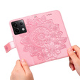 Чохол-книжка для Xiaomi Redmi Note 13 Pro 5G, Mandala, рожевий rose gold