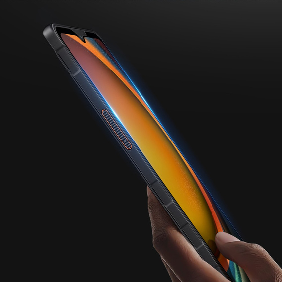 Загартоване скло для Samsung Galaxy Xcover 7, Dux Ducis на весь екран, чорна рамка