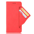 Откидной чехол для Realme C31, Card Slot, красный