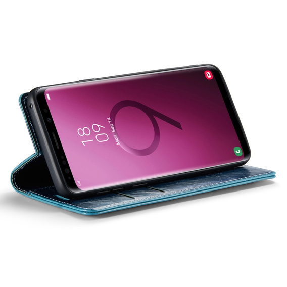 Флип-кейс CASEME для Samsung Galaxy S9, Waxy Textured, синий