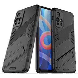 Чехол для Xiaomi Poco M4 Pro 5G / Note 11S 5G, Military kickstand, синий
