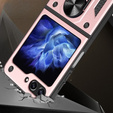 Броньований Чoхол до Samsung Galaxy Z Flip5 5G, Nox Case Ring, рожевий rose gold
