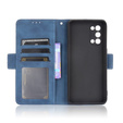 Откидной чехол для Oppo Reno 5 5G, Card Slot, синий