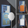Чохол для Samsung Galaxy S24 Ultra, ERBORD Impact Guard, MagSafe, м'яти