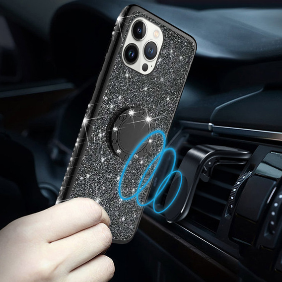 Чехол Bling до iPhone 13 Pro, Black