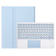 Чехол + клавиатура Samsung Galaxy Tab S6 Lite 2020 P610/P615 / S6 Lite 2022 10.4, Touchpad Pen Slot, синий