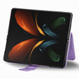 Чохол-книжка для Samsung Galaxy Z Fold 4 5G, Butterfly, фіолетовий