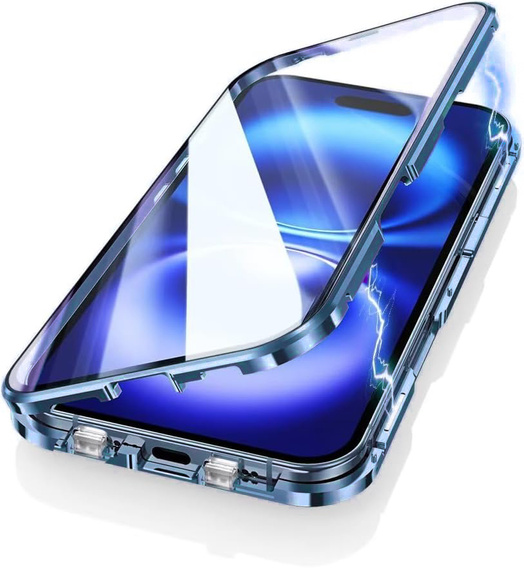 Магнітний чохол Dual Glass MagSafe для iPhone 16, м'яти