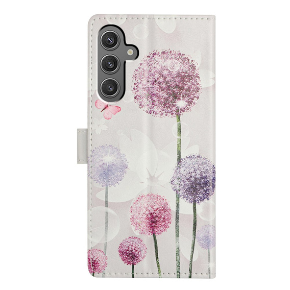 Откидной чехол для Samsung Galaxy S24 FE, Wallet, Dandelion