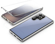 Чехол для Samsung Galaxy S25 Ultra, Magnetic Dual Glass, серебряный