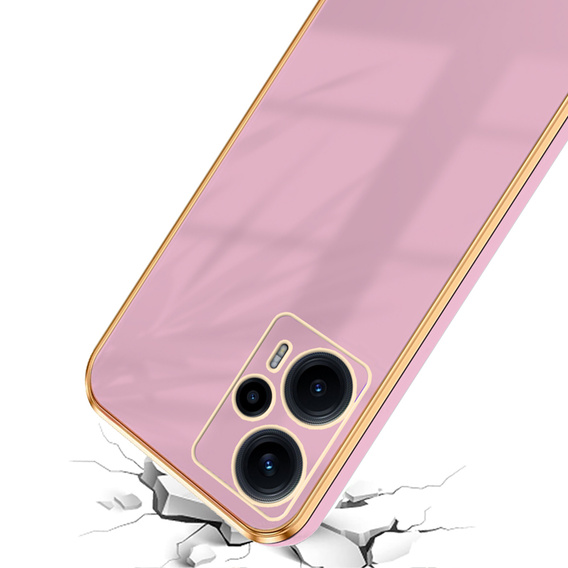 Чехол для Xiaomi Poco F5, Glamour CamShield, фиолетовый
