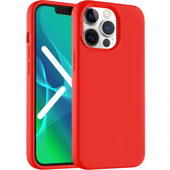 Чoхол ERBORD до iPhone 13 Pro Max, Silicone, Red