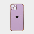 Чехол до Apple iPhone 13, Electro heart, фиолетовый