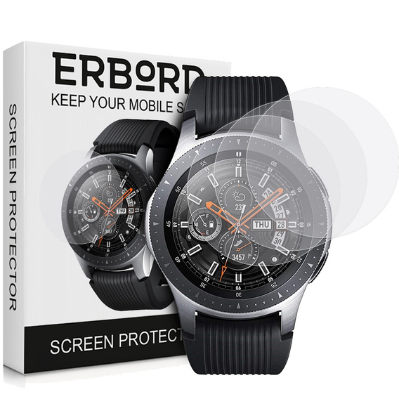 3x ERBORD Гідрогелева фольга для Samsung Galaxy Watch 46mm