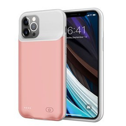 Чохол з батареєю 6500mAh до iPhone 12 / 12 Pro, Rose Gold