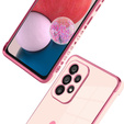 Чoхол до Samsung Galaxy A13 4G, Electro heart, рожевий rose gold