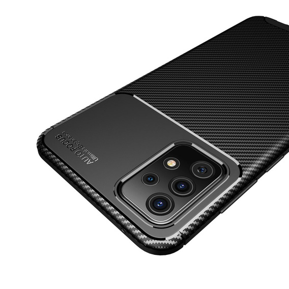 Чoхол до Samsung Galaxy A72 5G, Carbon Gel, чорний