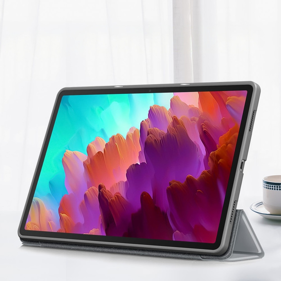 Чехол для Lenovo Tab P12, Smartcase с местом для стилуса, серый