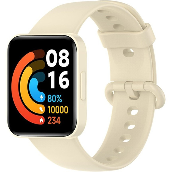 Силиконовый ремешок для Xiaomi Redmi Watch 2 Lite, Ivory
