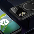 Броньований чохол для Motorola Moto G24 / G24 Power / G04, Magnetic Ring, чорний