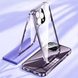 Чохол для iPhone 15 Pro Max, Magnetic Dual Glass, фіолетовий