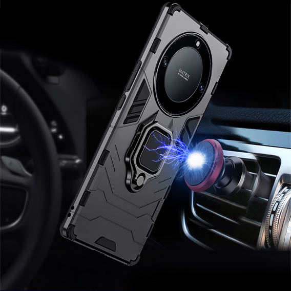 Чoхол до Honor Magic 5 Lite, Kickstand Ring, чорний