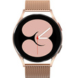 Металический браслет с чехлом для часов Samsung Galaxy Watch 4 40mm, Rose Gold