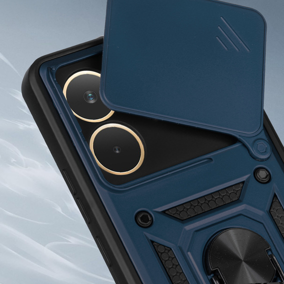 Чехол NOX Camera Slide Oppo A5 Pro 5G, CamShield Slide, синий