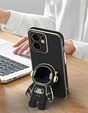 Чехол до Oppo Reno 13F / Oppo Reno 13FS, Astronaut, чёрный