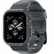 Чoхол ремінець SPIGEN до Apple Watch 4/5/6/7/SE 44/45mm, Rugged Armor Pro, Charcoal Grey