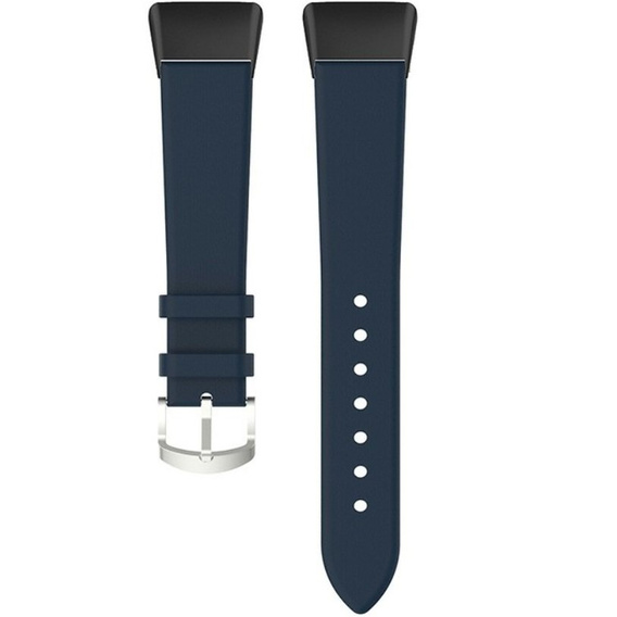 Шкіряний ремінець для годинника Huawei Band 6, Dark Blue