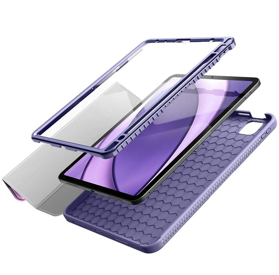 Чехол до iPad Air 4 10.9 2020 / iPad Pro 11 2020 / 2018, Suritch Full Body Marble, фиолетовый