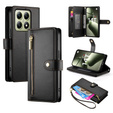 Откидной чехол для Xiaomi 14T, Wallet Zipper Pocket, чёрный