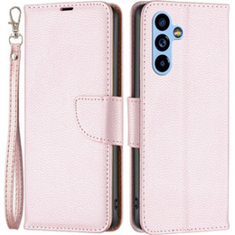 Чохол-книжка для Samsung Galaxy A54 5G, Wallet Litchi Magnet, рожевий rose gold