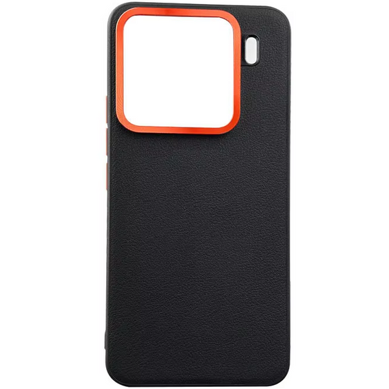 Кожаный чехол для Xiaomi 15, leather hybrid, чёрный