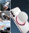 Магнитный чехол для Samsung Galaxy S25+ Plus, для MagSafe, розовый