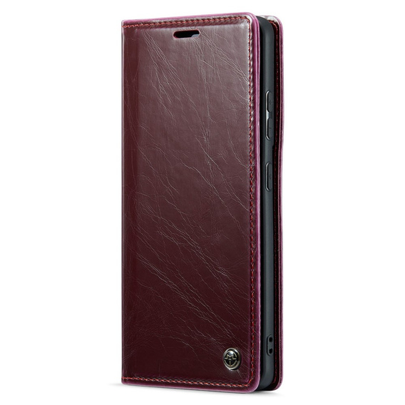 Флип-кейс CASEME для Samsung Galaxy S21 Ultra 5G, Waxy Textured, красный