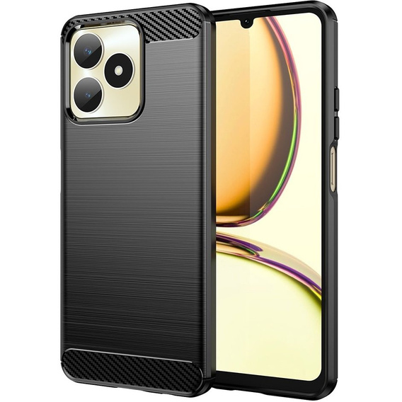 Чoхол до Realme C53 4G, Carbon, чорний