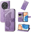 Откидной чехол для Xiaomi Redmi 14C / Xiaomi Poco C75, Butterfly, фиолетовый