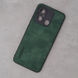 Чехол до Xiaomi Redmi 12C, ERBORD Business, с пластиной-держателем для автомобиля, зелёный