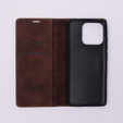 Чехол для Xiaomi Redmi 12C, ERBORD Vintage, бумажник с клапаном, кофе