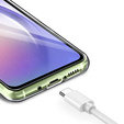 Чохол для Samsung Galaxy A15 5G, силіконовий з блискітками, прозорий + скло 9H
