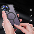 Чохол для iPhone 14 Pro, ERBORD Impact Guard, MagSafe, чорний